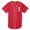 Augusta Wicking Mesh Braided Trim  Baseball Jersey Thumbnail