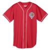 Augusta Wicking Mesh Braided Trim  Baseball Jersey Thumbnail