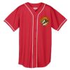 Augusta Wicking Mesh Braided Trim  Baseball Jersey Thumbnail