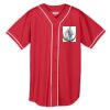 Augusta Wicking Mesh Braided Trim  Baseball Jersey Thumbnail