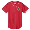 Augusta Wicking Mesh Braided Trim  Baseball Jersey Thumbnail