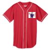 Augusta Wicking Mesh Braided Trim  Baseball Jersey Thumbnail