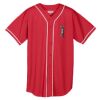 Augusta Wicking Mesh Braided Trim  Baseball Jersey Thumbnail