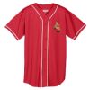 Augusta Wicking Mesh Braided Trim  Baseball Jersey Thumbnail