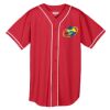 Augusta Wicking Mesh Braided Trim  Baseball Jersey Thumbnail