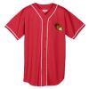 Augusta Wicking Mesh Braided Trim  Baseball Jersey Thumbnail