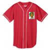 Augusta Wicking Mesh Braided Trim  Baseball Jersey Thumbnail