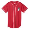 Augusta Wicking Mesh Braided Trim  Baseball Jersey Thumbnail