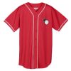 Augusta Wicking Mesh Braided Trim  Baseball Jersey Thumbnail