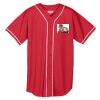 Augusta Wicking Mesh Braided Trim  Baseball Jersey Thumbnail