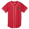 Augusta Wicking Mesh Braided Trim  Baseball Jersey Thumbnail