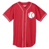 Augusta Wicking Mesh Braided Trim  Baseball Jersey Thumbnail