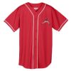 Augusta Wicking Mesh Braided Trim  Baseball Jersey Thumbnail