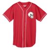 Augusta Wicking Mesh Braided Trim  Baseball Jersey Thumbnail