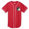 Augusta Wicking Mesh Braided Trim  Baseball Jersey Thumbnail