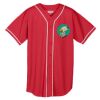 Augusta Wicking Mesh Braided Trim  Baseball Jersey Thumbnail