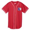 Augusta Wicking Mesh Braided Trim  Baseball Jersey Thumbnail