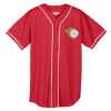 Augusta Wicking Mesh Braided Trim  Baseball Jersey Thumbnail