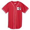 Augusta Wicking Mesh Braided Trim  Baseball Jersey Thumbnail