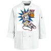Eight Knot Button Chef Coat with Thermometer Pocket Thumbnail
