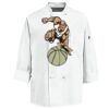 Eight Knot Button Chef Coat with Thermometer Pocket Thumbnail