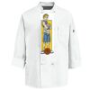 Eight Knot Button Chef Coat with Thermometer Pocket Thumbnail