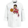 Eight Knot Button Chef Coat with Thermometer Pocket Thumbnail