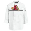 Eight Knot Button Chef Coat with Thermometer Pocket Thumbnail