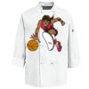 Eight Knot Button Chef Coat with Thermometer Pocket Thumbnail