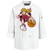 Eight Knot Button Chef Coat with Thermometer Pocket Thumbnail