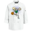 Eight Knot Button Chef Coat with Thermometer Pocket Thumbnail