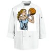 Eight Knot Button Chef Coat with Thermometer Pocket Thumbnail
