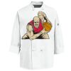 Eight Knot Button Chef Coat with Thermometer Pocket Thumbnail