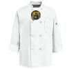 Eight Knot Button Chef Coat with Thermometer Pocket Thumbnail