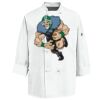 Eight Knot Button Chef Coat with Thermometer Pocket Thumbnail