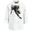 Eight Knot Button Chef Coat with Thermometer Pocket Thumbnail