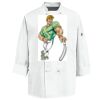 Eight Knot Button Chef Coat with Thermometer Pocket Thumbnail
