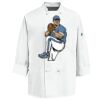 Eight Knot Button Chef Coat with Thermometer Pocket Thumbnail