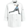 Eight Knot Button Chef Coat with Thermometer Pocket Thumbnail