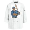 Eight Knot Button Chef Coat with Thermometer Pocket Thumbnail