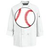 Eight Knot Button Chef Coat with Thermometer Pocket Thumbnail