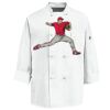 Eight Knot Button Chef Coat with Thermometer Pocket Thumbnail