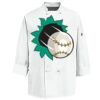 Eight Knot Button Chef Coat with Thermometer Pocket Thumbnail