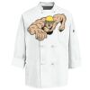 Eight Knot Button Chef Coat with Thermometer Pocket Thumbnail