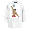 Eight Knot Button Chef Coat with Thermometer Pocket Thumbnail