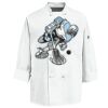 Eight Knot Button Chef Coat with Thermometer Pocket Thumbnail